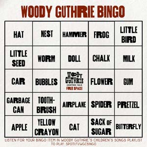Woody Guthrie Bingo