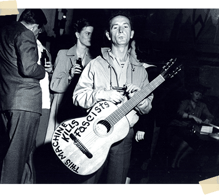 Woody Guthrie historical photo