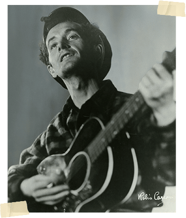Woody Guthrie historical photo