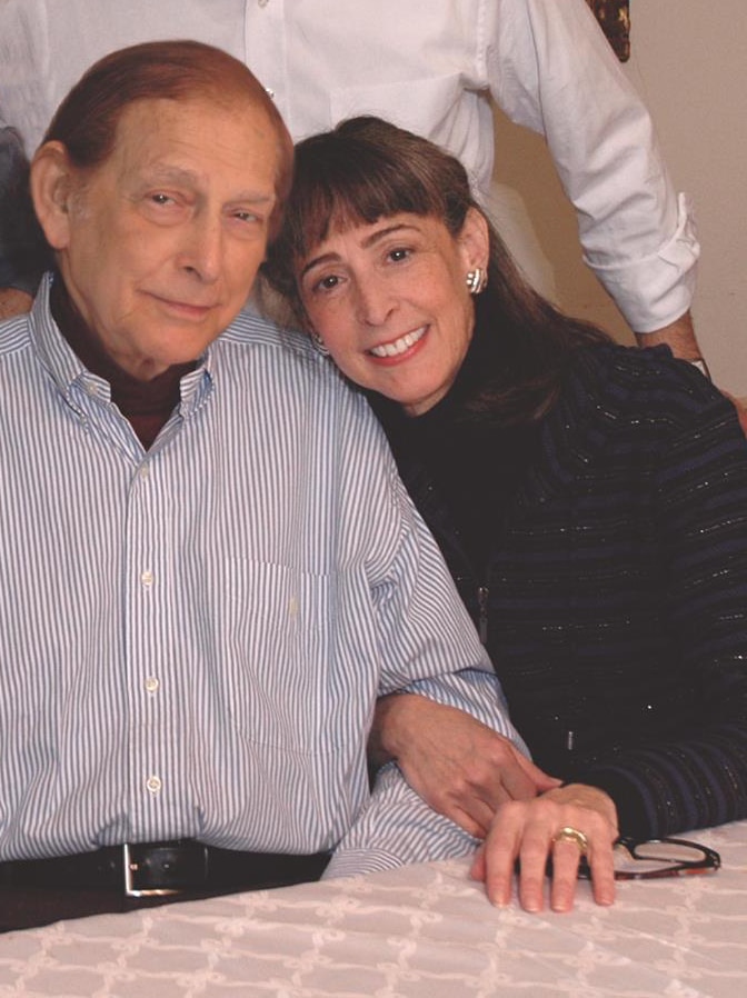 Jeannie Brand De Rienzo, with her father, Oscar Brand
