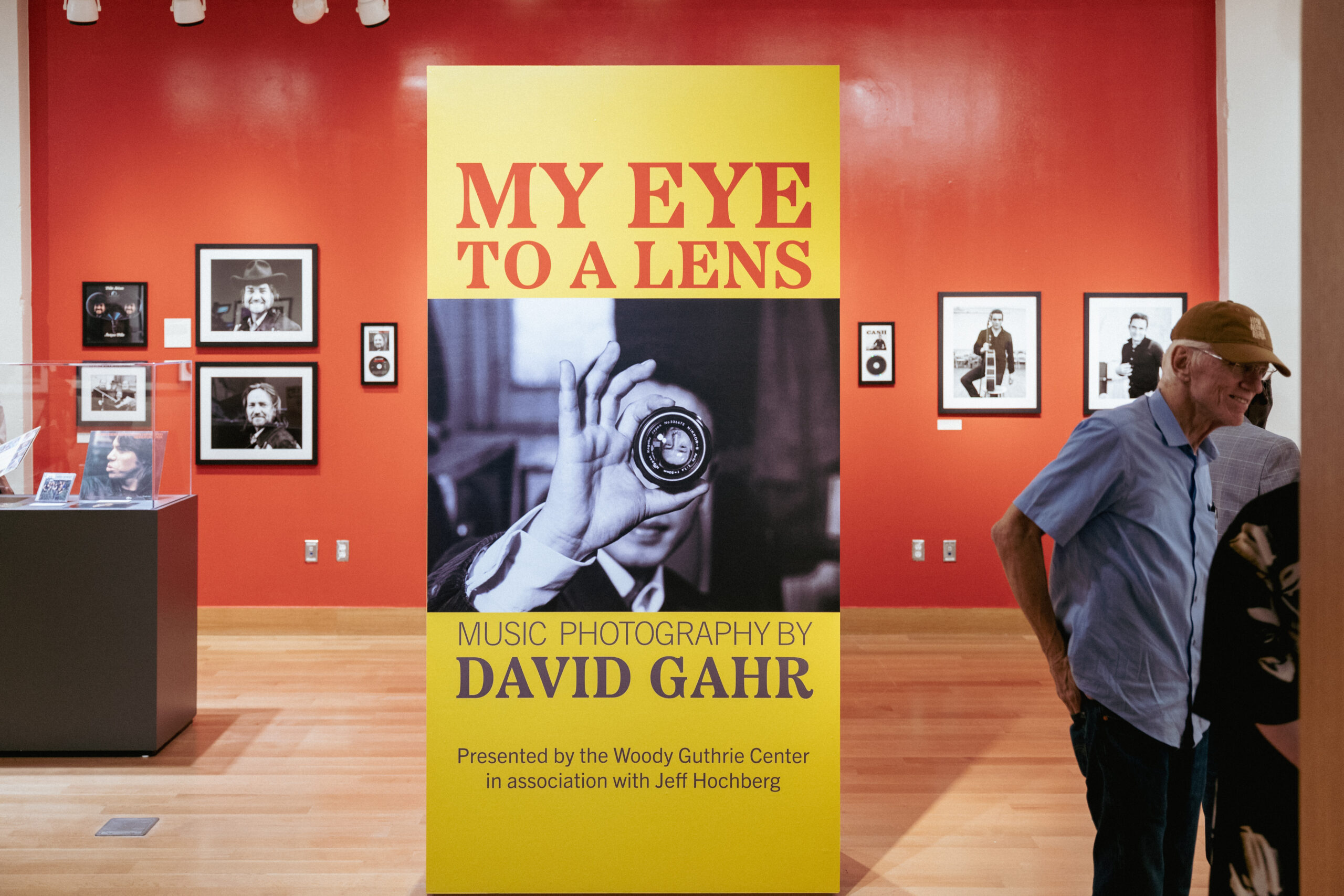 “My Eye to a Lens: Music Photography of David Gahr” exhibition at the Woody Guthrie Center