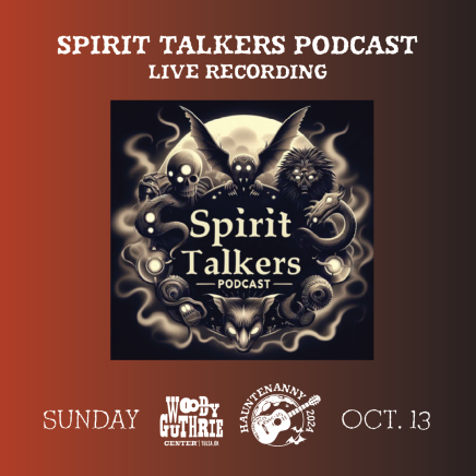 Spirit Talkers Podcast Live Recording Graphic