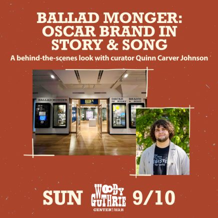Ballad Monger: Oscar Brand In Story & Song - Sunday, Sept. 10